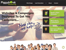 Tablet Screenshot of piggybankmarketing.com